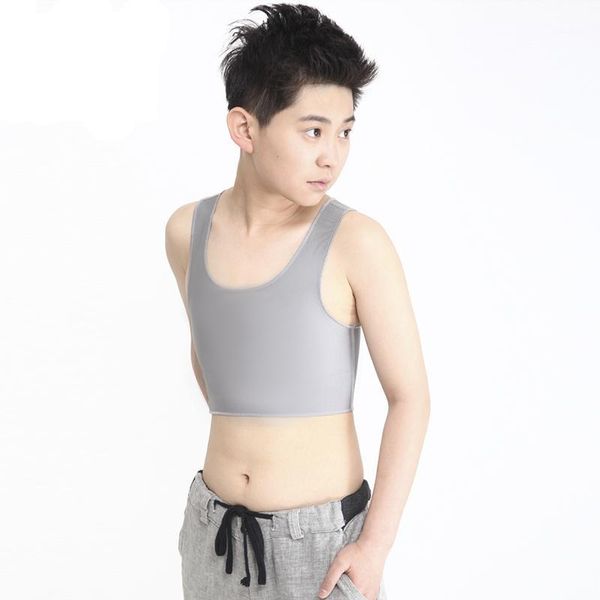 bustiers & corsets summer short vest flat breast binder for tomboy lesbian underwear bra clothing chest trans black seamless design1, Black;white
bustiers & corsets summer short vest flat breast binder for tomboy lesbian underwear bra clothing chest trans black seamless design1, Black;white
