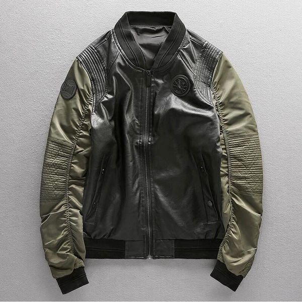 2021 new winter jackets sew fashionable men's thermal pilot leather army jacket outerwear plus size 3xl a5118 c7xw, Black
2021 new winter jackets sew fashionable men's thermal pilot leather army jacket outerwear plus size 3xl a5118 c7xw, Black
