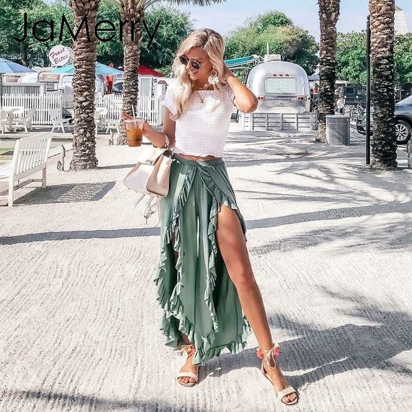jamerry vintage flare ruffle pants women irregular high waist solid causal fashion pants retro wide leg female trousers y200114, Black;white
jamerry vintage flare ruffle pants women irregular high waist solid causal fashion pants retro wide leg female trousers y200114, Black;white