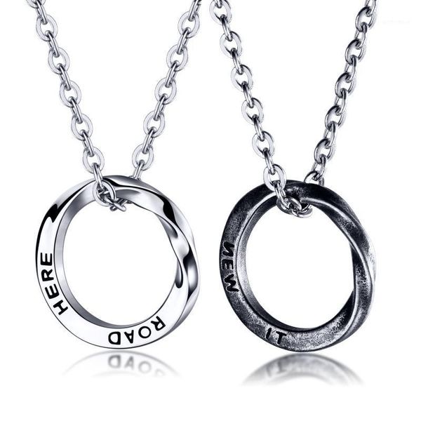 pendant necklaces lover's twist mobius circle necklace for men women inspirational stainless steel trendy jewelry1, Silver
pendant necklaces lover's twist mobius circle necklace for men women inspirational stainless steel trendy jewelry1, Silver