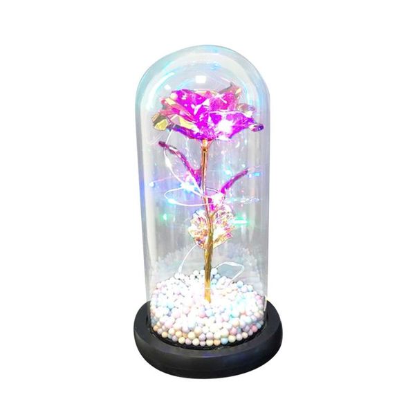1pc valentine's day gift led glow-in-the-dark glass cover rose is a unique gift artificial flowers
1pc valentine's day gift led glow-in-the-dark glass cover rose is a unique gift artificial flowers