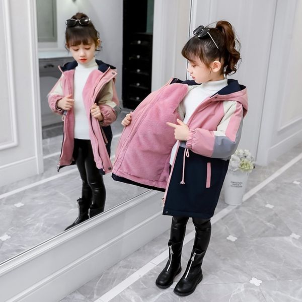 girls fall winter cloth plus velvet cotton windbreaker 2020 new big children's casual faction overcome foreign girl korean version of t, Blue;gray
girls fall winter cloth plus velvet cotton windbreaker 2020 new big children's casual faction overcome foreign girl korean version of t, Blue;gray
