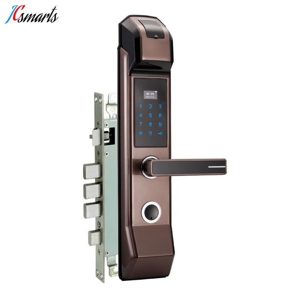 jcsmarts biometric fingerprint password door lock hidden ic card reader lcd display english audio guide
jcsmarts biometric fingerprint password door lock hidden ic card reader lcd display english audio guide