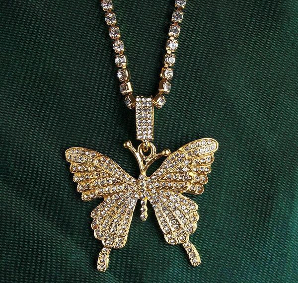 fashion style hiphop butterfly pendant necklace full crystal diamond women iced out bling butterfly necklace jewelry sqcyequ whole2019, Silver
fashion style hiphop butterfly pendant necklace full crystal diamond women iced out bling butterfly necklace jewelry sqcyequ whole2019, Silver