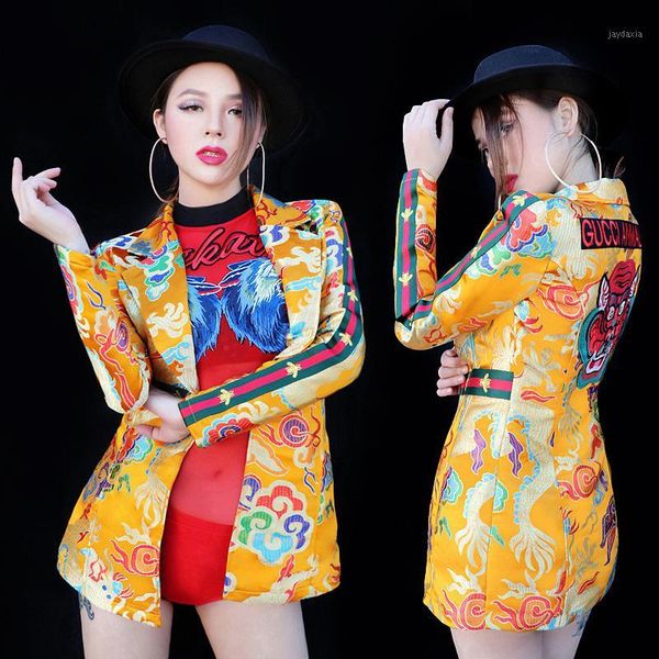jazz dance costumes red jumpsuit fashion print blazer jacket nightclub dj stage clothes for singers atmosphere clothing dnv100411, Black;red
jazz dance costumes red jumpsuit fashion print blazer jacket nightclub dj stage clothes for singers atmosphere clothing dnv100411, Black;red