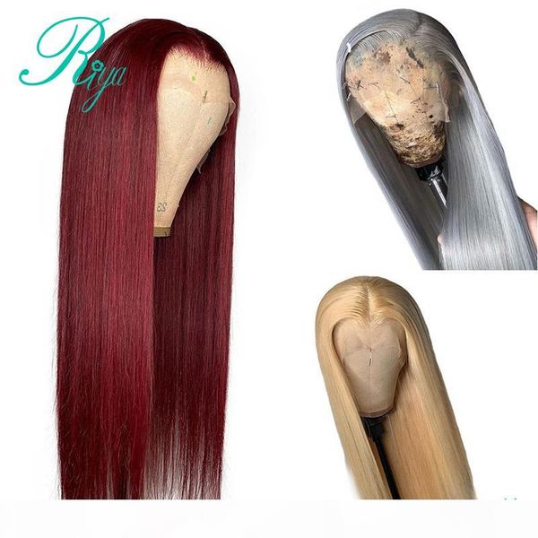 13x6 150% 613 honey blonde red burgundy grey color lace front human hair closure wigs for black women preplucked brazilian remy, Black;brown
13x6 150% 613 honey blonde red burgundy grey color lace front human hair closure wigs for black women preplucked brazilian remy, Black;brown