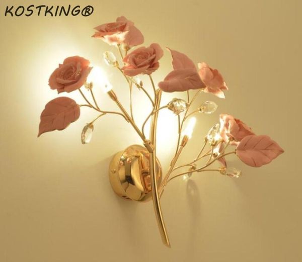 wall lamp art deco french style led crystal lamps luxurious ceramic flower hanging sconce living room bedroom bedside light
wall lamp art deco french style led crystal lamps luxurious ceramic flower hanging sconce living room bedroom bedside light