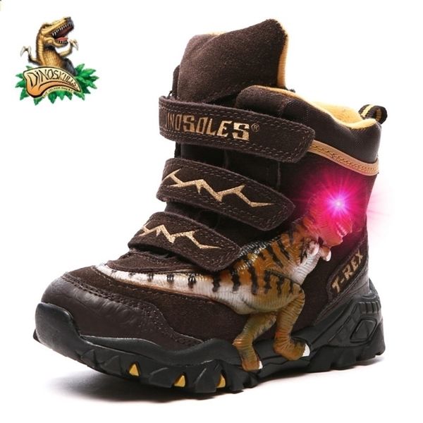 dinoskulls boys winter boots snow genuine leather t-rex led glowing fashion kids 2-8 warm plush fleece children boots shoes 201130, Black;grey
dinoskulls boys winter boots snow genuine leather t-rex led glowing fashion kids 2-8 warm plush fleece children boots shoes 201130, Black;grey