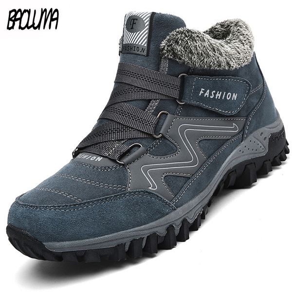 classic men boots winter outdoor plush warm men suede ankle boots waterproof non-slip male snow boots big size man working shoes 201027, Black
classic men boots winter outdoor plush warm men suede ankle boots waterproof non-slip male snow boots big size man working shoes 201027, Black