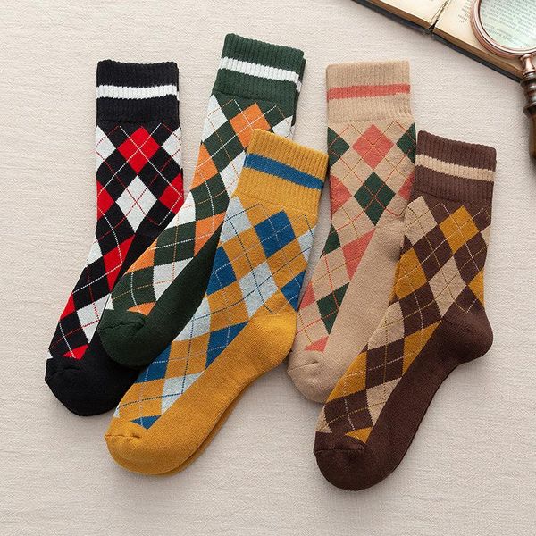 men's socks thick crew men ins fashion rhombus casual cotton winter warm japanese college style business women dropship, Black
men's socks thick crew men ins fashion rhombus casual cotton winter warm japanese college style business women dropship, Black