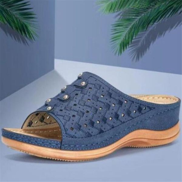 size big new slippers woman anti-slip soft sole summer all-match comfortable draped heel sandals from a step women's shoes x1ke, Black
size big new slippers woman anti-slip soft sole summer all-match comfortable draped heel sandals from a step women's shoes x1ke, Black