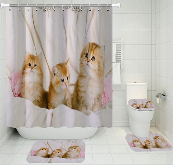 4piece cute cat душ занавес набор высокого качества душевой занавес душевой занавес туалет ковриком напольный коврик домашнее украшение
4piece cute cat душ занавес набор высокого качества душевой занавес душевой занавес туалет ковриком напольный коврик домашнее украшение