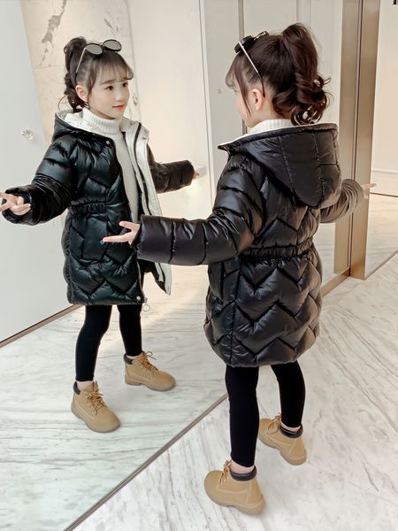 girls' clothes 2020 new korean style thickened jacket medium long winter children's down cotton padded, Blue;gray
girls' clothes 2020 new korean style thickened jacket medium long winter children's down cotton padded, Blue;gray