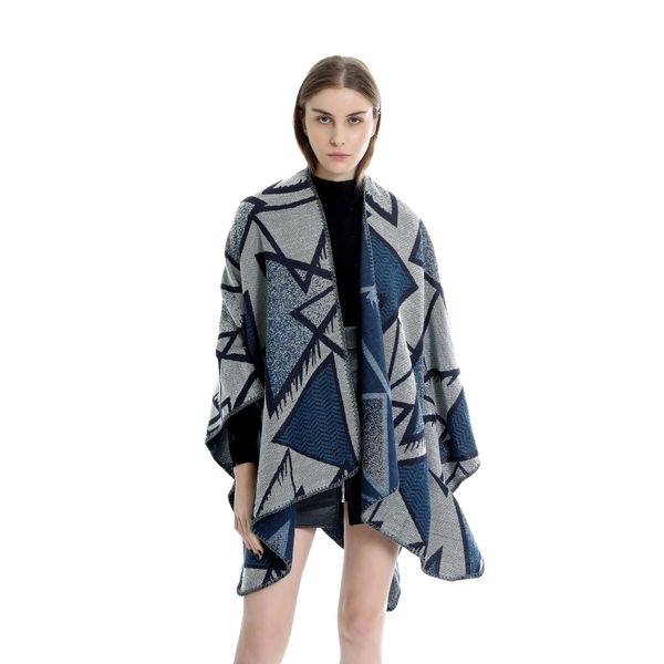 fall and winter of 2019 new style geometric triangle pattern imitation cashmere shawl fashion versatile, Blue;gray
fall and winter of 2019 new style geometric triangle pattern imitation cashmere shawl fashion versatile, Blue;gray