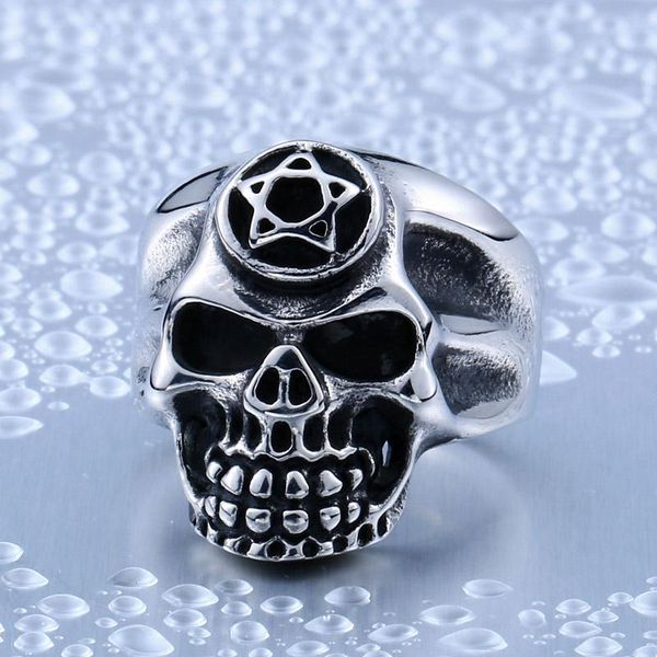 бейер новый магазин из нержавеющей стали punk pentacle череп кольцо с звезды личность vintage мужчины ювелирные изделия оптовая цена br8 233, Bronze;silver
бейер новый магазин из нержавеющей стали punk pentacle череп кольцо с звезды личность vintage мужчины ювелирные изделия оптовая цена br8 233, Bronze;silver