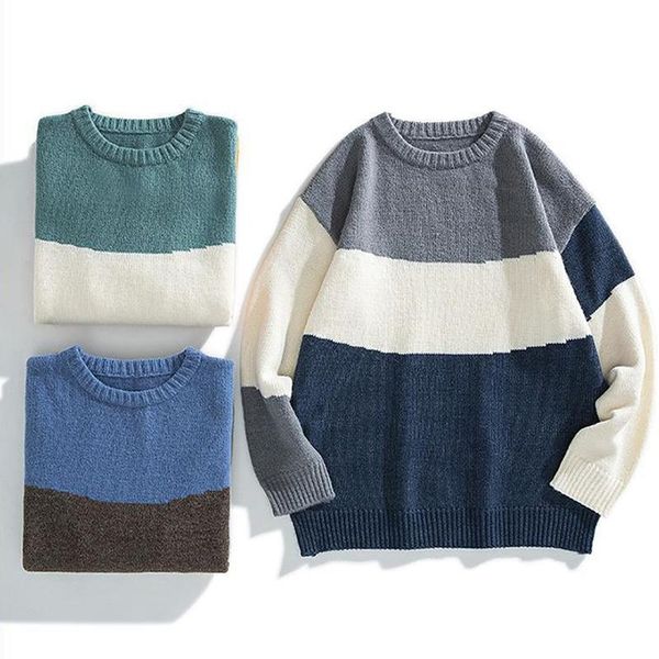 new sweater men's round neck pullovers streetwear men's winter warm cotton turtleneck pullovers, White;black
new sweater men's round neck pullovers streetwear men's winter warm cotton turtleneck pullovers, White;black