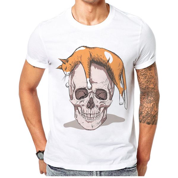 men clothes fashion short sleeve summer mens casual funny cat skull print blusa masculina sport hooded sweatshirt hoodie men t shirt
men clothes fashion short sleeve summer mens casual funny cat skull print blusa masculina sport hooded sweatshirt hoodie men t shirt