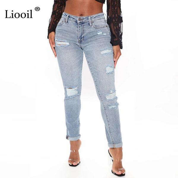 women's jeans liooil hole light blue denim pants women 2021 mid waisted with button zipper pockets female skinny washed ripped
women's jeans liooil hole light blue denim pants women 2021 mid waisted with button zipper pockets female skinny washed ripped