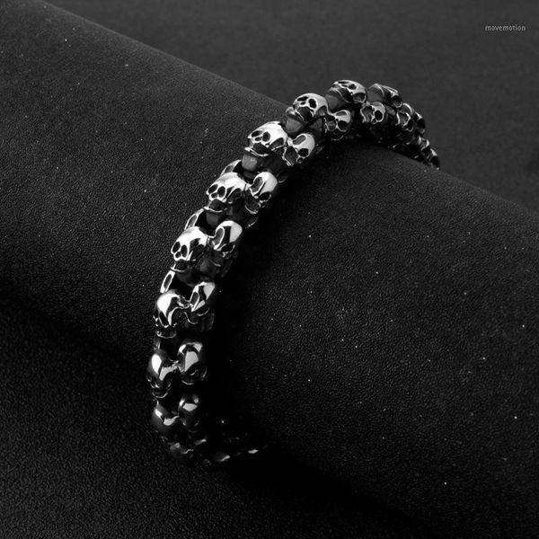 cool skull men bracelet jewelry stainless steel skeleton chain retro puck jewelry b19831, Golden;silver
cool skull men bracelet jewelry stainless steel skeleton chain retro puck jewelry b19831, Golden;silver