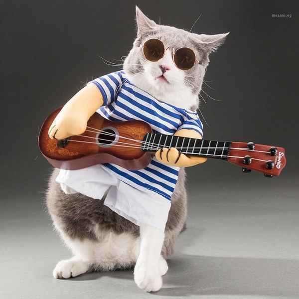 funny pet guitar player cosplay dog cat costume guitarist dressing up party xmas new year clothes for dog cats costume for a cat1
funny pet guitar player cosplay dog cat costume guitarist dressing up party xmas new year clothes for dog cats costume for a cat1
