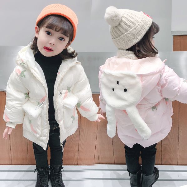 girl's down 2020 new winter jacket 1 year old 3 foreign style baby thickened warm cotton padded coat, Blue;gray
girl's down 2020 new winter jacket 1 year old 3 foreign style baby thickened warm cotton padded coat, Blue;gray