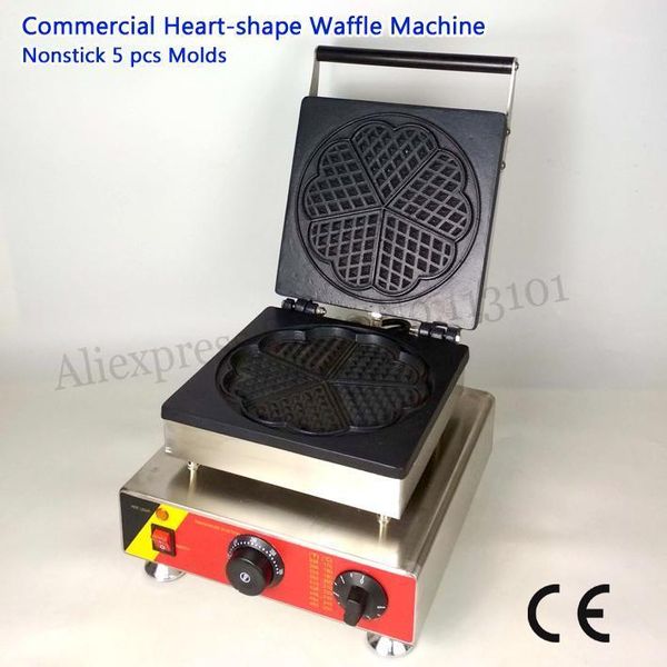 bread makers nonstick electric heart-shape waffle baker machine 5 molds for restaurant cafeteria 110v/220v 1500w ce1
bread makers nonstick electric heart-shape waffle baker machine 5 molds for restaurant cafeteria 110v/220v 1500w ce1
