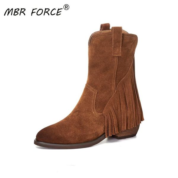 mbr force cow suede retro british style tassel mid-calf boots women 2020 height increased warm elegant booties ladies boot shoes, Black
mbr force cow suede retro british style tassel mid-calf boots women 2020 height increased warm elegant booties ladies boot shoes, Black