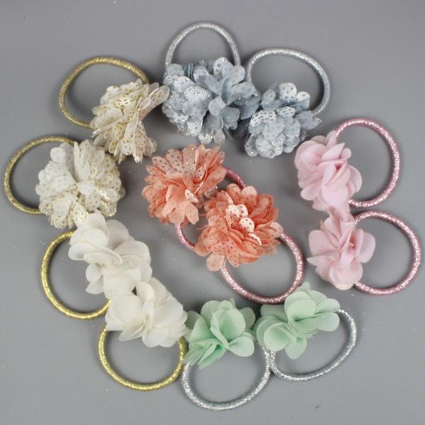 hair accessories 6 pcs/set glitter gold dot chiffon flowers shining small circle elastic bands charming scrunchies for girls ornaments, Slivery;white
hair accessories 6 pcs/set glitter gold dot chiffon flowers shining small circle elastic bands charming scrunchies for girls ornaments, Slivery;white