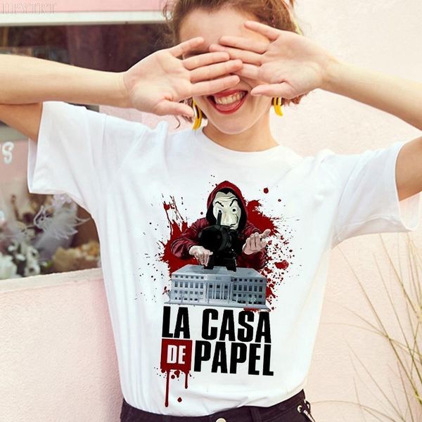 лето новые деньги heist harajuku женская футболка la casa de papel печатный хип-хоп футболка модный дом бумага женская футболка топы, White
лето новые деньги heist harajuku женская футболка la casa de papel печатный хип-хоп футболка модный дом бумага женская футболка топы, White