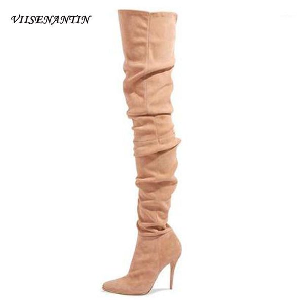 viisenantin 2020 winter catwalk super high-heel over the knee leather velvet stiletto elastic stockings stovepipe boots1, Black
viisenantin 2020 winter catwalk super high-heel over the knee leather velvet stiletto elastic stockings stovepipe boots1, Black