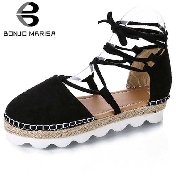 bonjomarisa new ins non-slip platform elegant solid summer ankle-wrap sandals women casual wedges beach shoes woman, Black
bonjomarisa new ins non-slip platform elegant solid summer ankle-wrap sandals women casual wedges beach shoes woman, Black