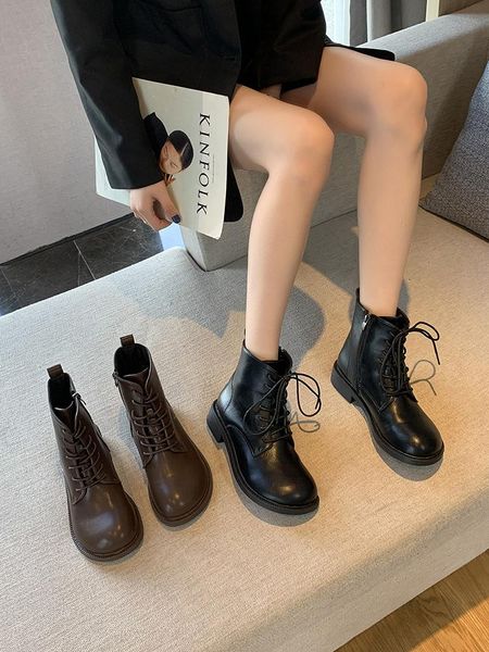 brand women's shoes autumn boots zipper clogs platform booties ladies low heels booties round toe boots-women fashion rubber, Black
brand women's shoes autumn boots zipper clogs platform booties ladies low heels booties round toe boots-women fashion rubber, Black