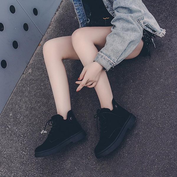 martin boots women's british- with skirt boots autumn wear thin thin small heel short chunky heel fashion lady shoes -40, Black
martin boots women's british- with skirt boots autumn wear thin thin small heel short chunky heel fashion lady shoes -40, Black