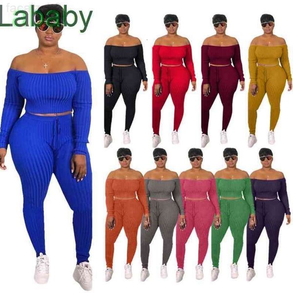 plus designer women sizes tracksuits long sleeve off shoulder crop leggings 2 piece sets outfits casual sportswear, Gray
plus designer women sizes tracksuits long sleeve off shoulder crop leggings 2 piece sets outfits casual sportswear, Gray