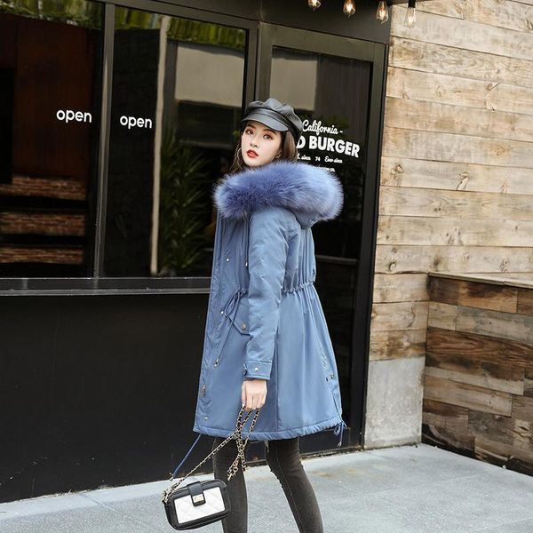 woman's parka 2019 new tooling cotton coat women's winter suit long section plus veet jackets down jacke, Black
woman's parka 2019 new tooling cotton coat women's winter suit long section plus veet jackets down jacke, Black