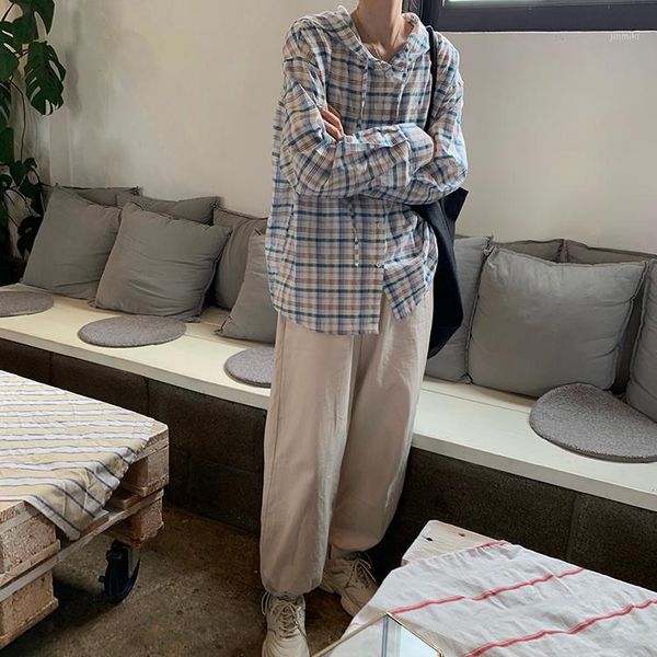 new vintage plaid hooded spring shirt female oversize women long sleeve girls blouse autumn women blouses femme blusas1, White
new vintage plaid hooded spring shirt female oversize women long sleeve girls blouse autumn women blouses femme blusas1, White