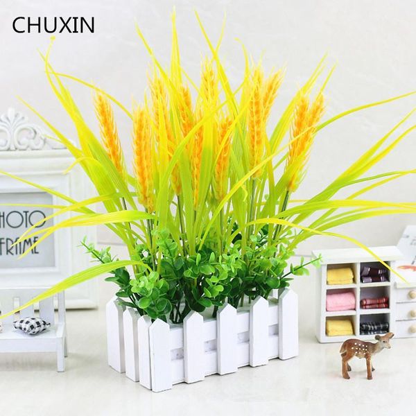 1set (wooden vase + wheat seedlings) artificial plants potted for home wedding decorations party festival birthday window decor1
1set (wooden vase + wheat seedlings) artificial plants potted for home wedding decorations party festival birthday window decor1