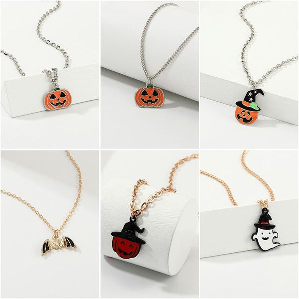 pendant necklaces pumpkin ghost necklace jewelry holiday punk alloy funny fun bat halloween, Silver
pendant necklaces pumpkin ghost necklace jewelry holiday punk alloy funny fun bat halloween, Silver