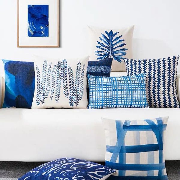 pillow case 45*45cm simple nordic blue geometric series printed hugging pillowcase home sofa cushion cushion cover
pillow case 45*45cm simple nordic blue geometric series printed hugging pillowcase home sofa cushion cushion cover