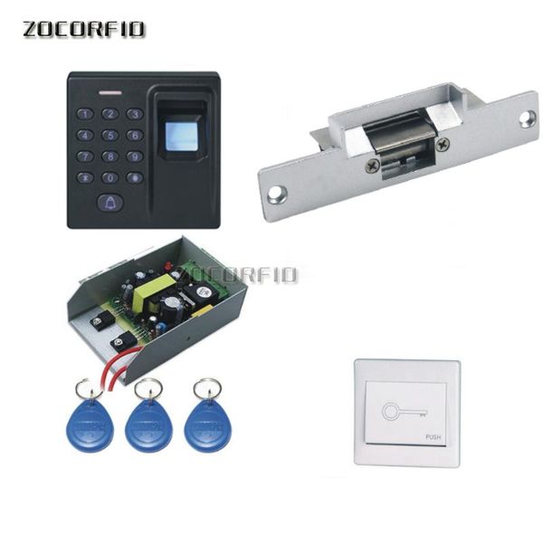 fingerprint access control diy wood door system kit set +strike lock + keypad exit button+10 keyfobs
fingerprint access control diy wood door system kit set +strike lock + keypad exit button+10 keyfobs