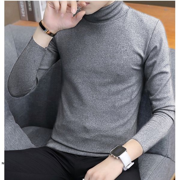vawab british solid t-shirt tlong collar black bottomed shirt shirthigh sleeve casual cationic korean autumn winter slim men's fashion, Blue
vawab british solid t-shirt tlong collar black bottomed shirt shirthigh sleeve casual cationic korean autumn winter slim men's fashion, Blue