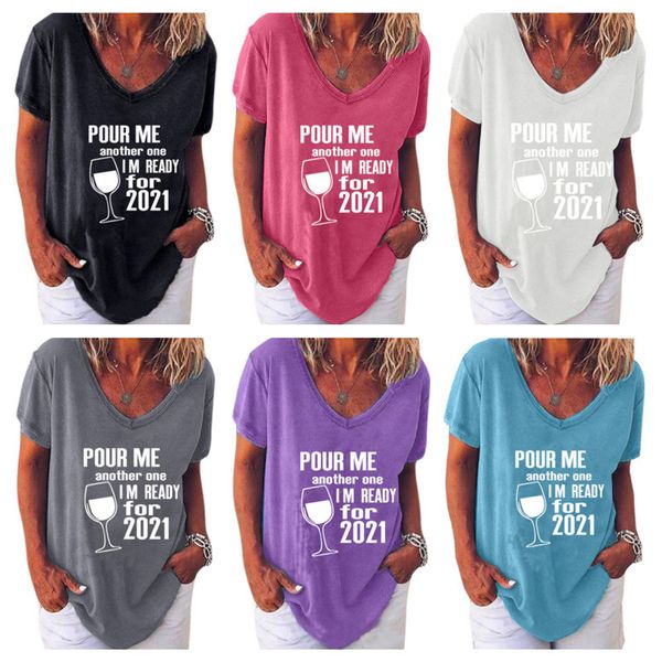 plus size women designer t-shirt summer wine cup print t shirt pour me another one i am ready for 2021 letters tshirt blouse tee g10501, White
plus size women designer t-shirt summer wine cup print t shirt pour me another one i am ready for 2021 letters tshirt blouse tee g10501, White