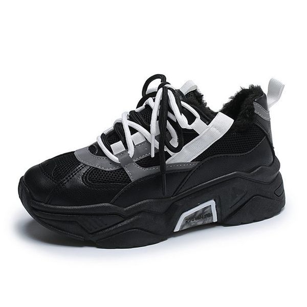 2021 the new winter thicken teddy lace up to women's platform running vulcanized shoes 9z4k, Black
2021 the new winter thicken teddy lace up to women's platform running vulcanized shoes 9z4k, Black