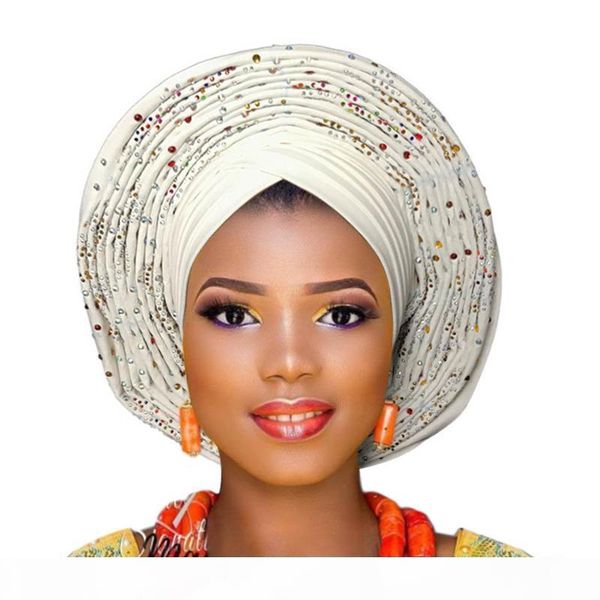 auto gele already tied headtie african ready to wear headtie gele
