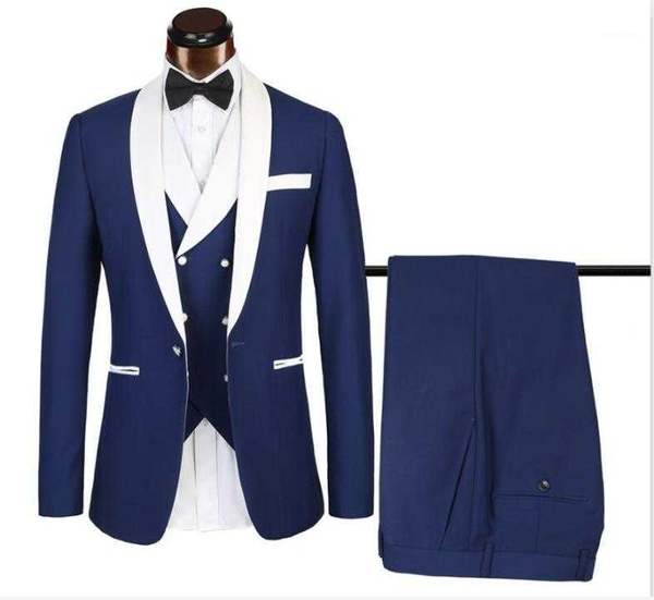 men suit groom tuxedos wedding suits 3 pieces (jacket+vest+pants) bridegroom evening business prom party suit slim fit for men1, White;black
men suit groom tuxedos wedding suits 3 pieces (jacket+vest+pants) bridegroom evening business prom party suit slim fit for men1, White;black