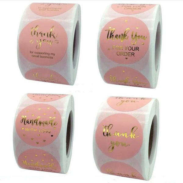 500pcs/roll pink color label stickers gold sticker christmas decoration gift exquisite stickers packaging stationery sticker
500pcs/roll pink color label stickers gold sticker christmas decoration gift exquisite stickers packaging stationery sticker