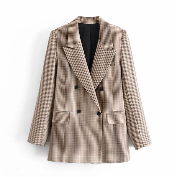 new woman plaid blazer women autumn 2021 double-breasted long sleeve checked jacket female office wear v7ro, White;black
new woman plaid blazer women autumn 2021 double-breasted long sleeve checked jacket female office wear v7ro, White;black