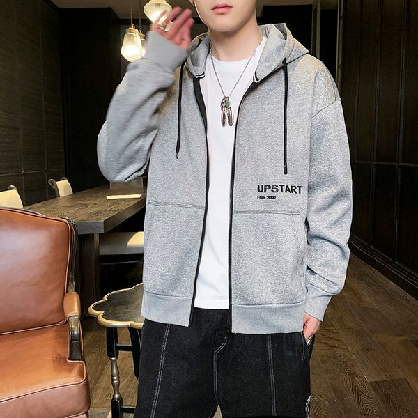 2021 hoodie retro color long cardigan sleeve sweatshirt with quality male hood jacket 73bh, Black
2021 hoodie retro color long cardigan sleeve sweatshirt with quality male hood jacket 73bh, Black