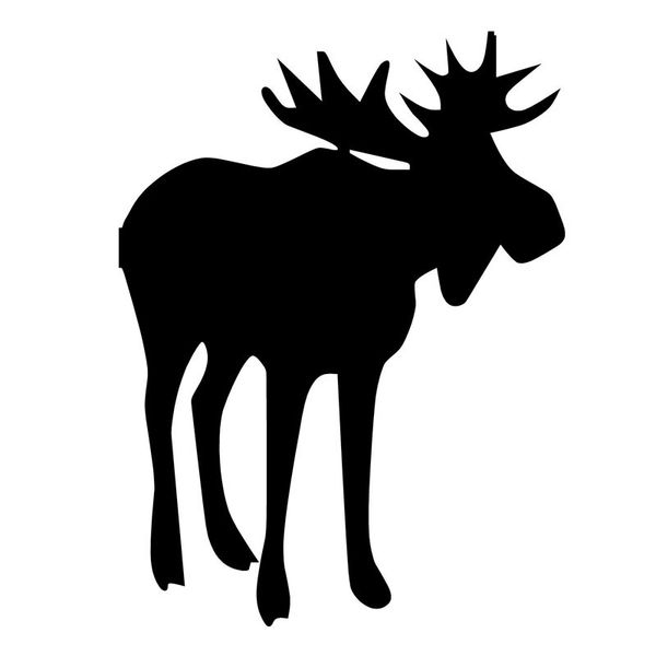 9.8*13cm moose car sticker decal cartoon animal motorcycle accessories car styling black silver c2-0390
9.8*13cm moose car sticker decal cartoon animal motorcycle accessories car styling black silver c2-0390