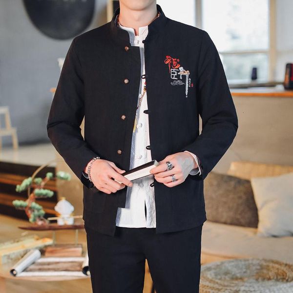 men's tracksuits mrgoldenbowl chinese style suit 2021 autumn woman clothing casual man oversize fashion jacket pants, Gray
men's tracksuits mrgoldenbowl chinese style suit 2021 autumn woman clothing casual man oversize fashion jacket pants, Gray
